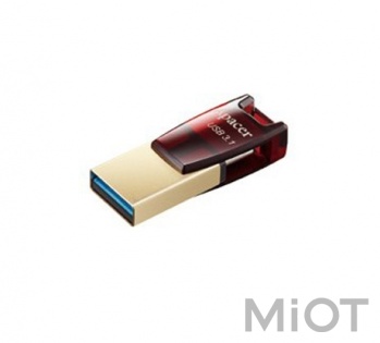 USB флеш накопичувач Xiaomi Apacer 64GB AH180 Red Type-C Dual USB 3.1 (AP64GAH180R-1)